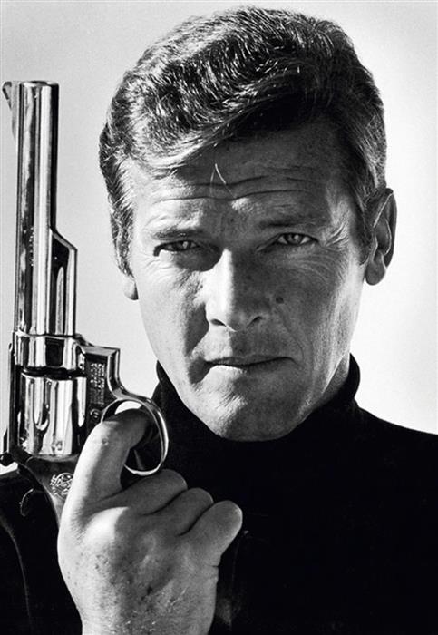 Roger Moore as James Bond  1970