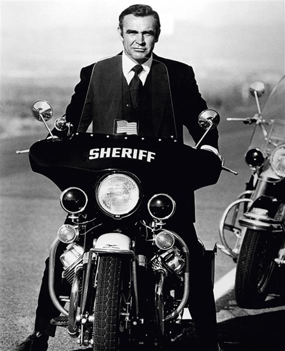 Sean Connery as James Bond Sheriff