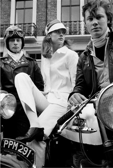 Jean Shrimpton and two Rogers 1963 