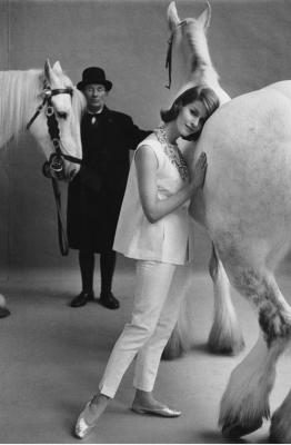 1960 British Vogue A with Horse