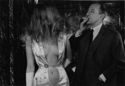 1962, Alain Bernardin of the Crazy Horse and Stripper, Paris
