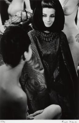 1962, Iris Bianchi for Harper's Bazaar with Crazy Horse girls