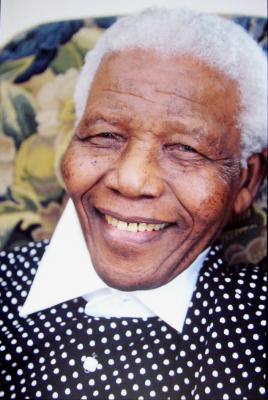 'Nelson Mandela, photographed at his 90th birthday celebrations in Hyde Park June 27th, 2008Limited 