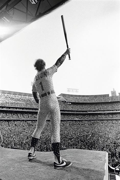 Elton John at Dodger Stadium 