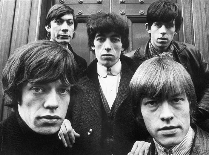 Rolling Stones outside St Georges Church 