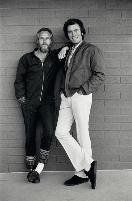 Paul Newman and Clint Eastwood
