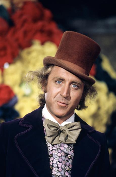 Gene Wilder in his role as Willy Wonka, London 1971