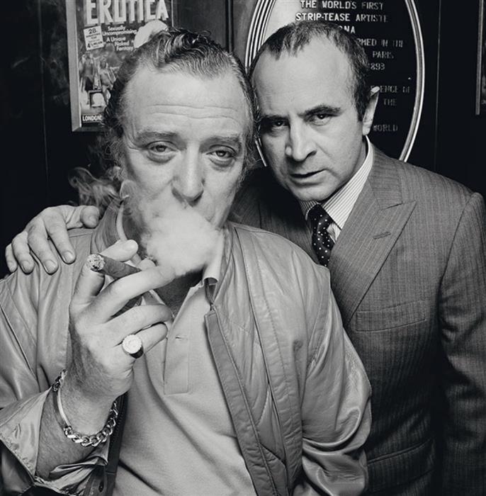 Michael Caine and Bob Hoskins