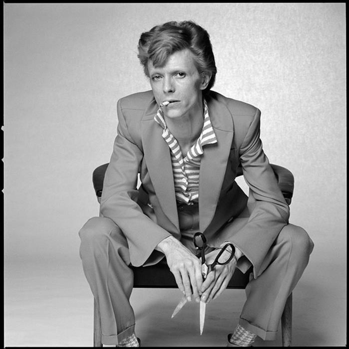 David Bowie, photographed for a magazine in Los Angeles, 1974