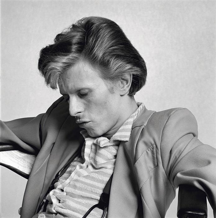 David Bowie Actor Singer Profile Portrait 1974 