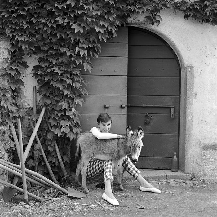 Audrey Hepburn During filming of War and Peace 23 June 1955 