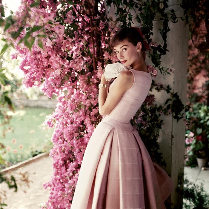 Audrey Hepburn color , for Glamour Magazine June 1955