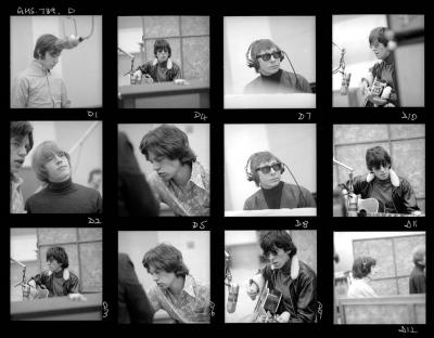 Rolling Stones contact sheet