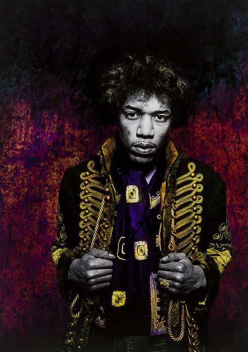 Jimi  Hendrix  Green Jacket  