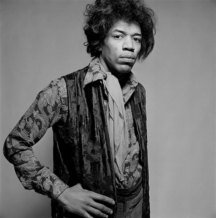 Jimi Hendrix Portrait 1967