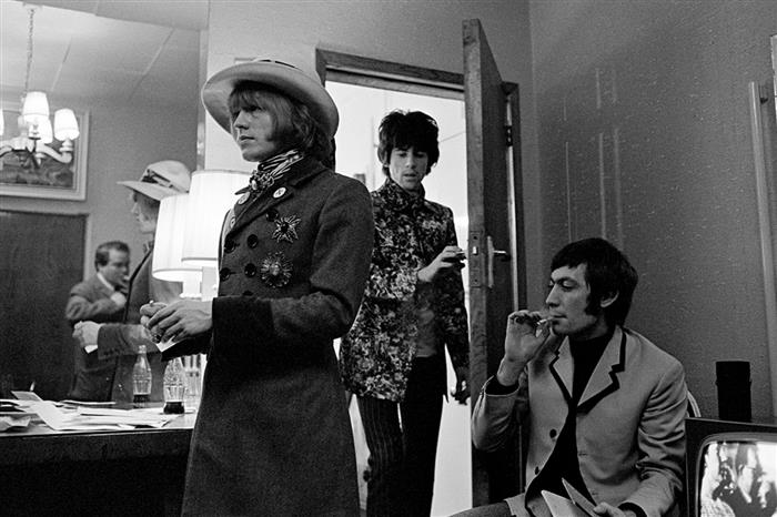 The Rolling Stones Backstage forefront  Brian Jones 