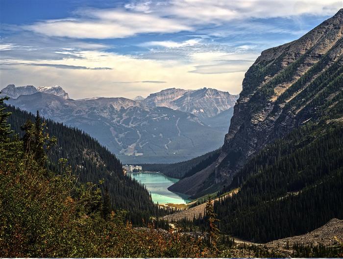 Lake Louise ,Alberta by Gered Mankowitz 