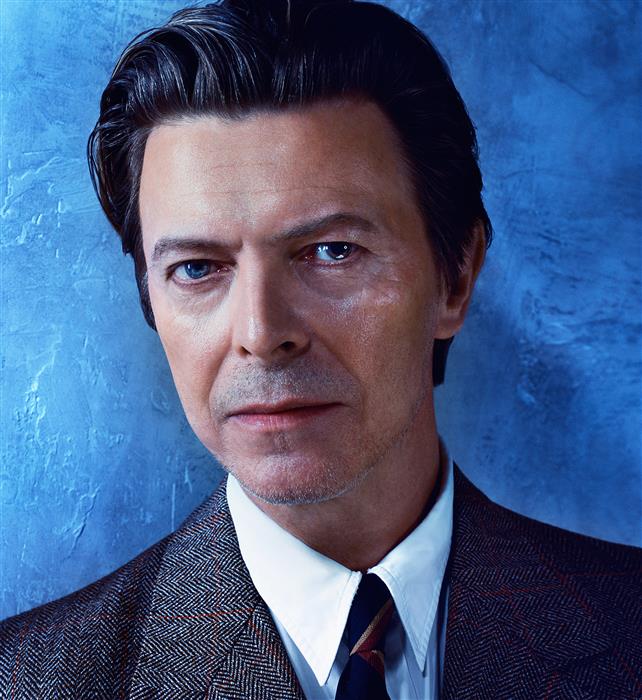 David Bowie Heaven color Portrait 