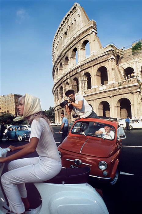  Peter Sellers & Britt Ekland in Rome, 1965