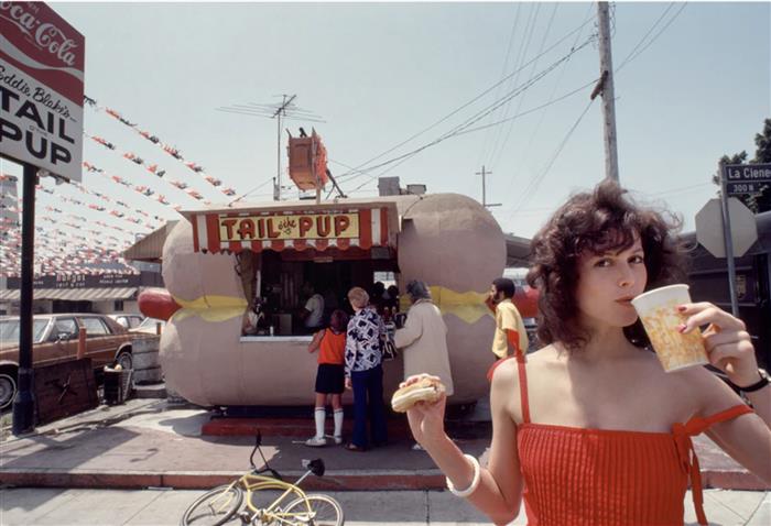 Sigourney Weaver at Tail O' the Pup in Los Angeles, 1979 — Limited Edition Print