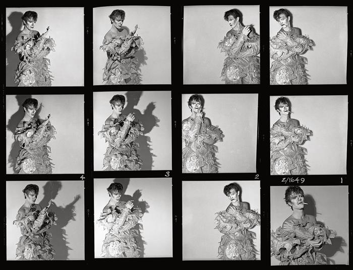 David Bowie,Scary Monster  Contact Sheet ,London 1979