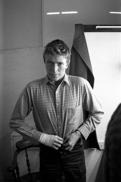 David Bowie,in Lodgers Dressing Room 1979 