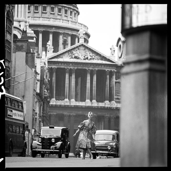 Traffic at St Pauls London 1959