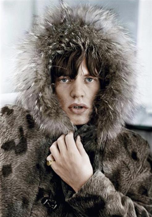 Mick Jagger with Parker Color 
