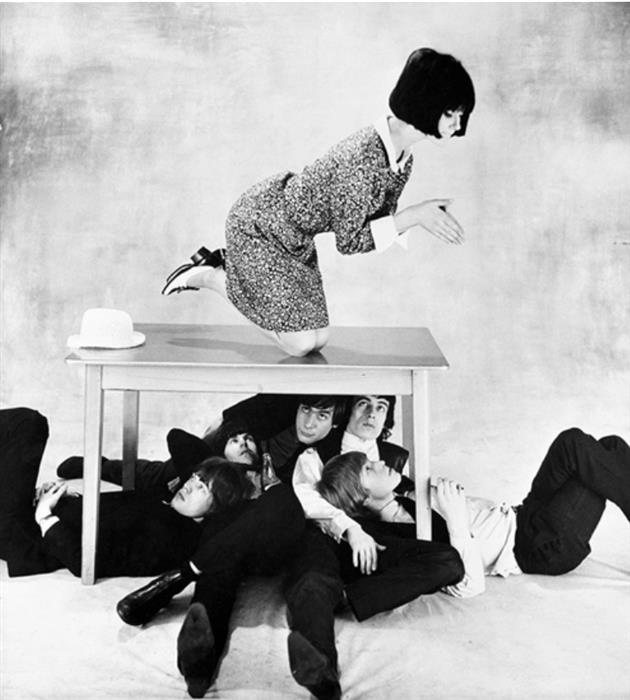 The Rolling Stones with Nicole de Lamarge for Queen magazine 1964