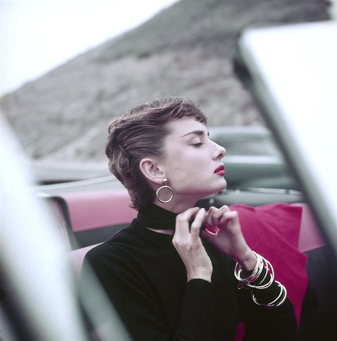 Audrey Hepburn  in Malibu 