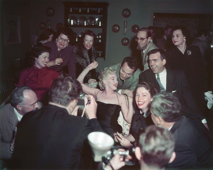 Marilyn Monroe  at Cocktail Party ,Los Angeles 