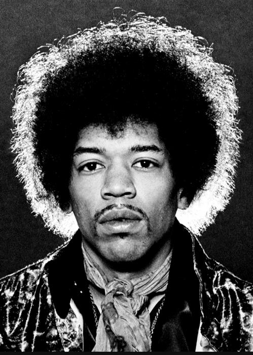 Jimi Hendrix - 'Jimi's Halo Portrait', 1967
